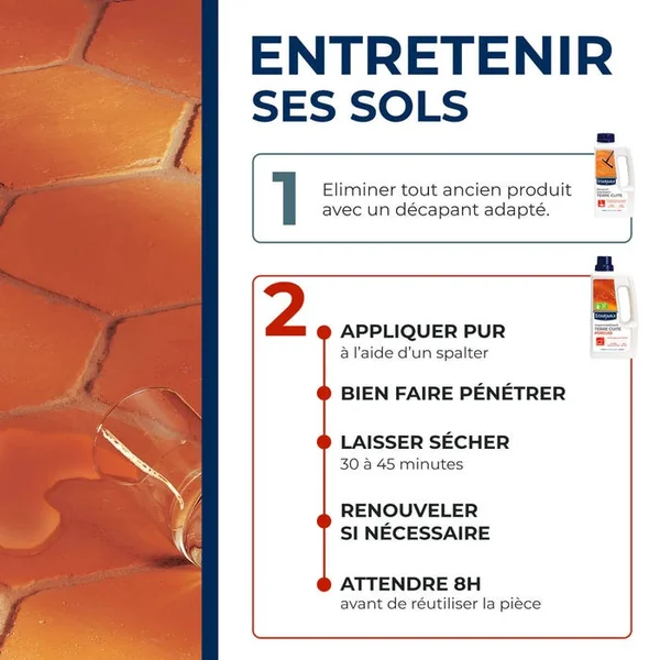 Imperméabilisant pour terre cuite poreuse 1L
