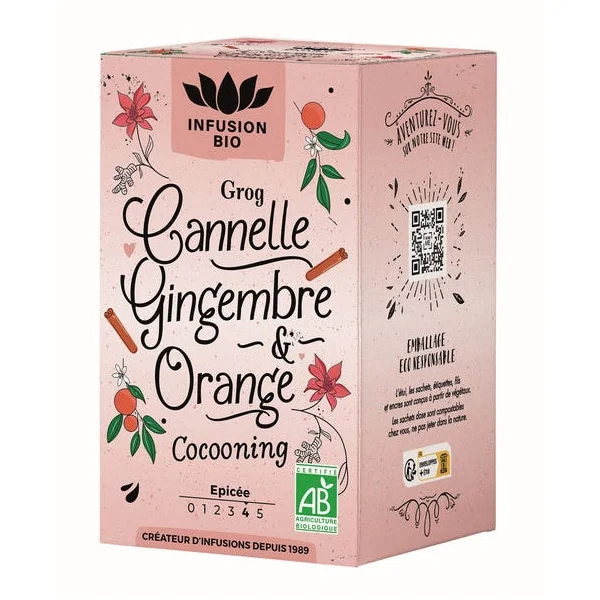 Infusion cannelle gingembre orange 16x1,8g