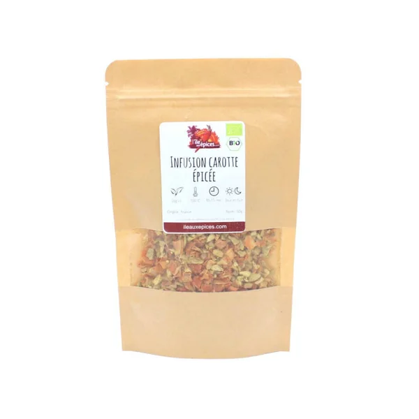 Infusion de carottes épicées bio