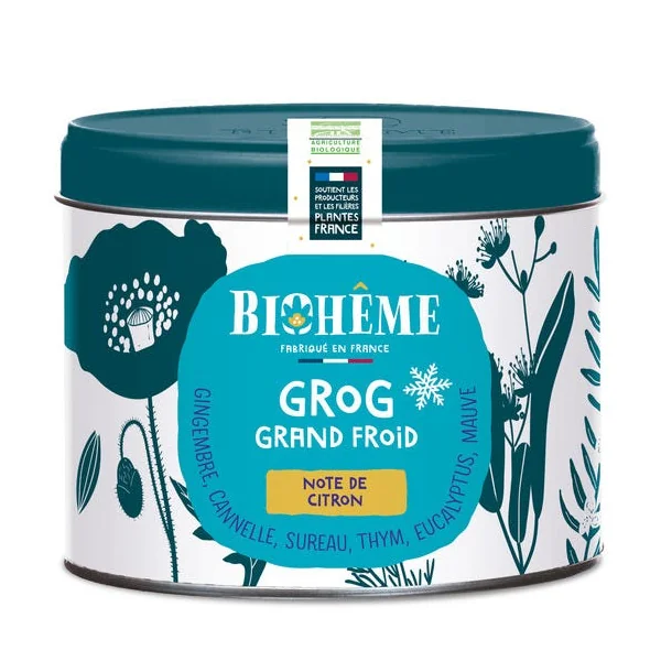Infusion grog grand froid boîte métal 50g