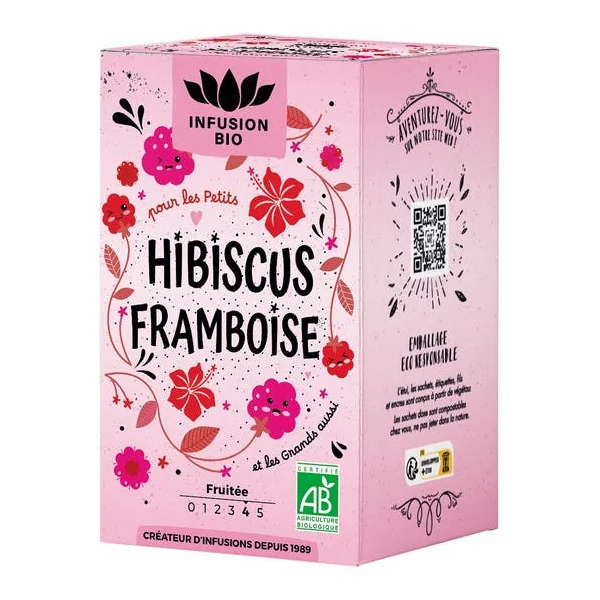 Infusion hibiscus framboise 16x1,8g