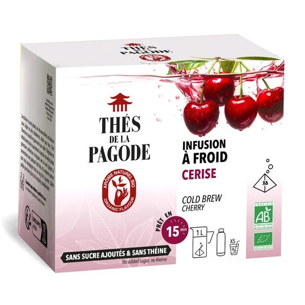 Infusion à froid cerise 6x7g