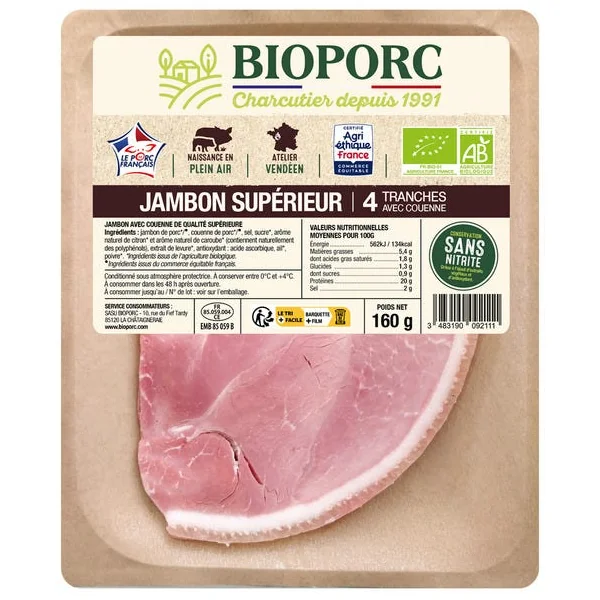 Jambon sup avec couenne CSN (4tr) 160g