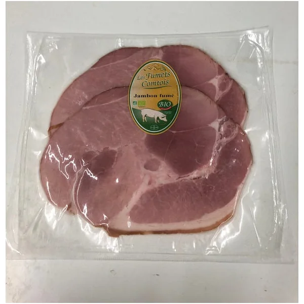 Jambon supérieur cuit fumé BIO - 2 tranches