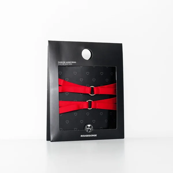 JARRETIERES ROUGE