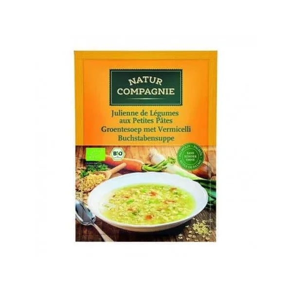 Julienne de legumes aux petites pates