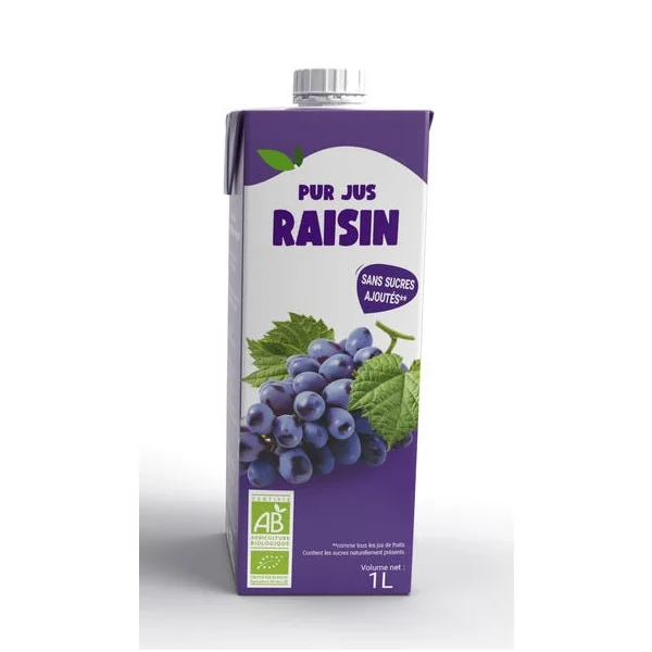 Jus de raisin rouge 1L