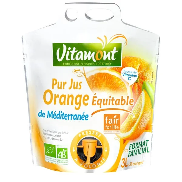 Jus d'orange de Méditerranée 3L