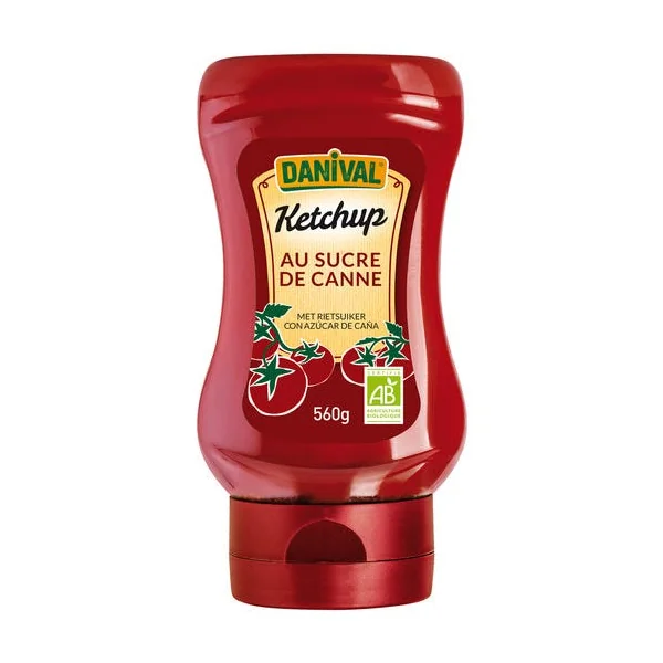 Ketchup sucre canne flacon souple 560g