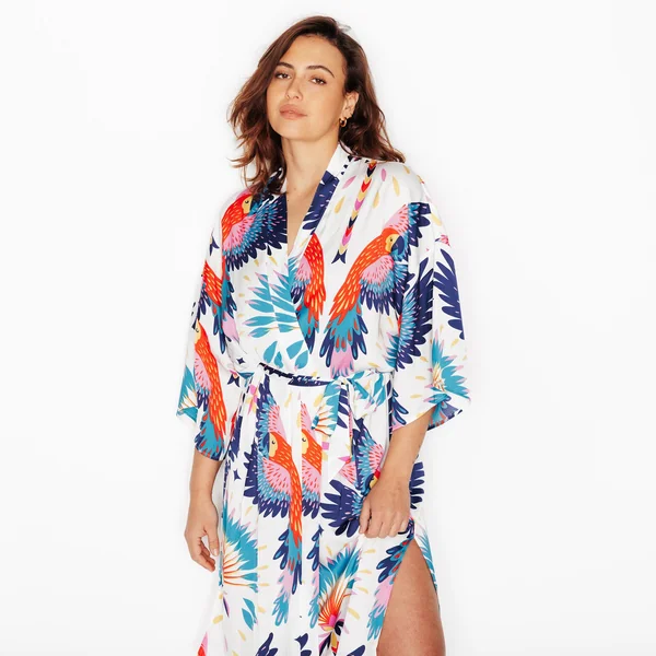 KIMONO MULTICO BLANC