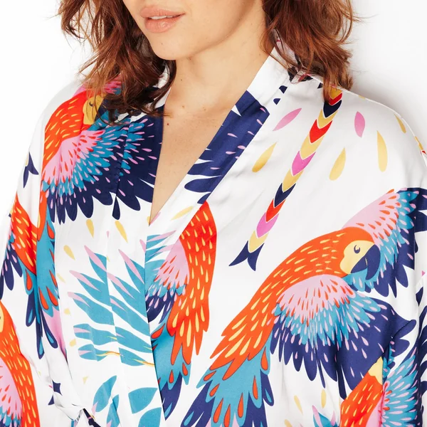 KIMONO MULTICO BLANC