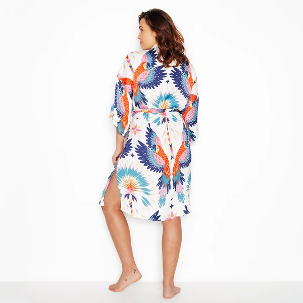 KIMONO MULTICO BLANC