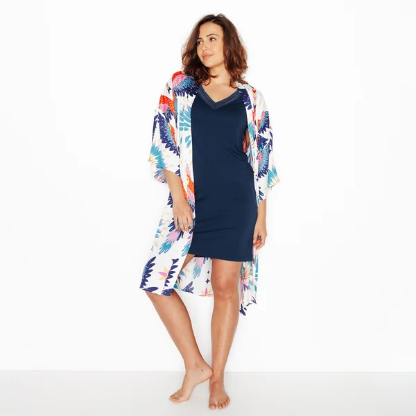 KIMONO MULTICO BLANC