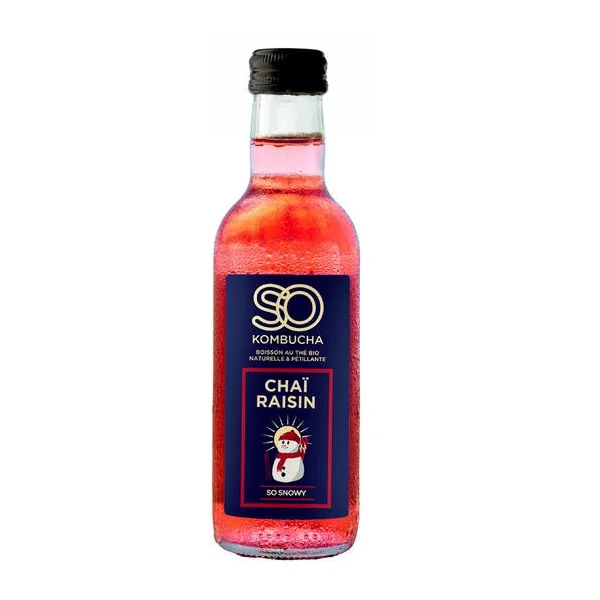 Kombucha Chaï raisin So Snowy 25cl