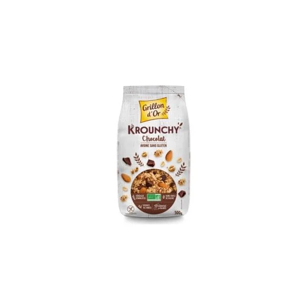 Krounchy chocolat avoine 500g Grillon d’Or
