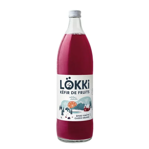 Kéfir épine vinette cassis orange 1L