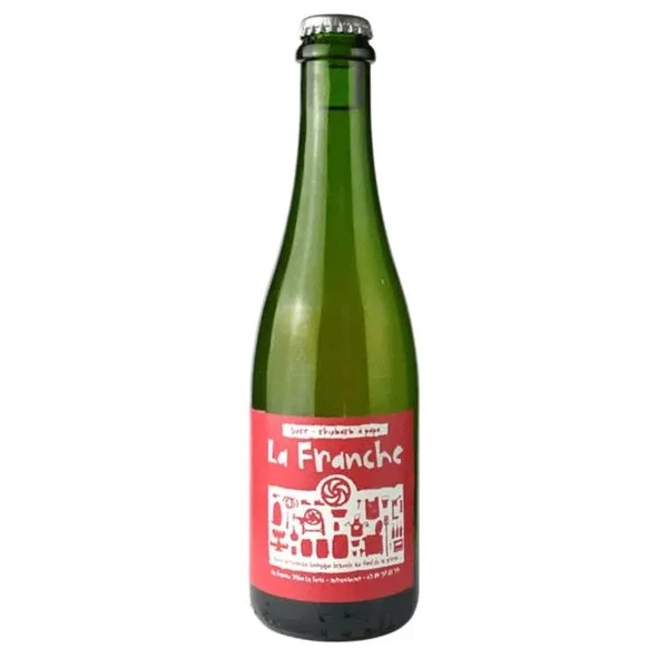 La Franche iE - Rhubarb' à papa. Berliner weiss à la Rhubarbe. Bio*. 37.5 cl
