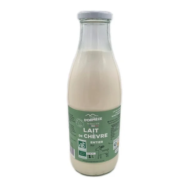 Lait de chèvre entier 1L