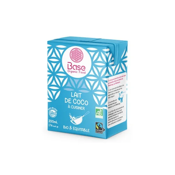 Lait de coco à cuisiner 200ml