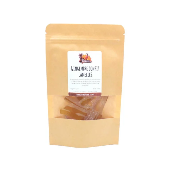 Lamelles gingembre confit