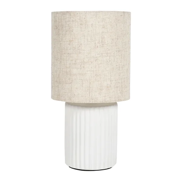Lampe EVA blanche H27cm