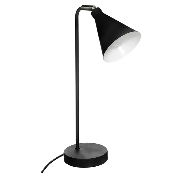 Lampe à poser noire 22.5x45.5x13cm