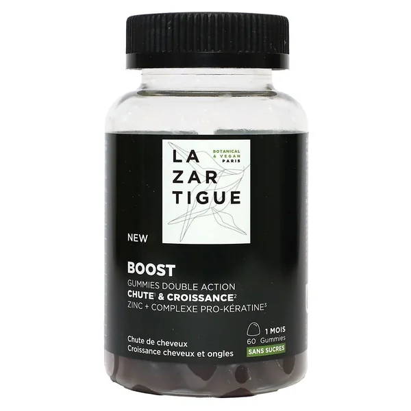 Lazartigue Boost chute et croissance des cheveux 60 gummies