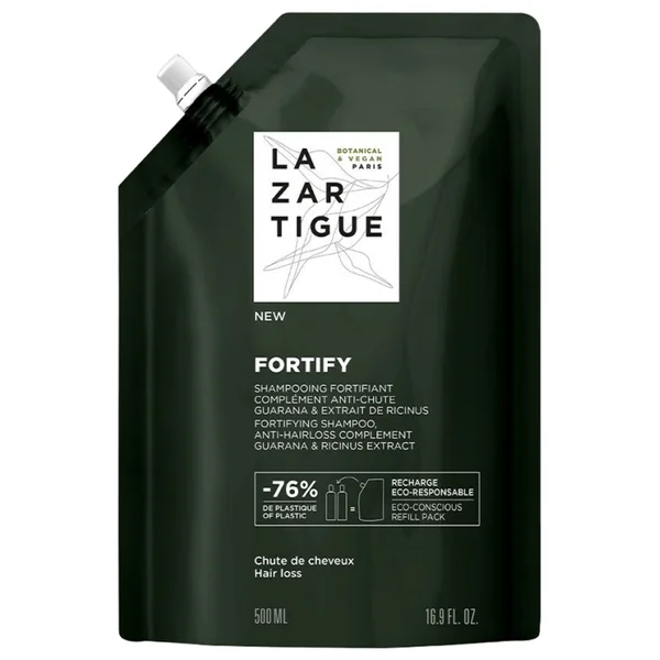 Lazartigue Fortify Shampoing Fortifiant anti chute éco recharge 500ml