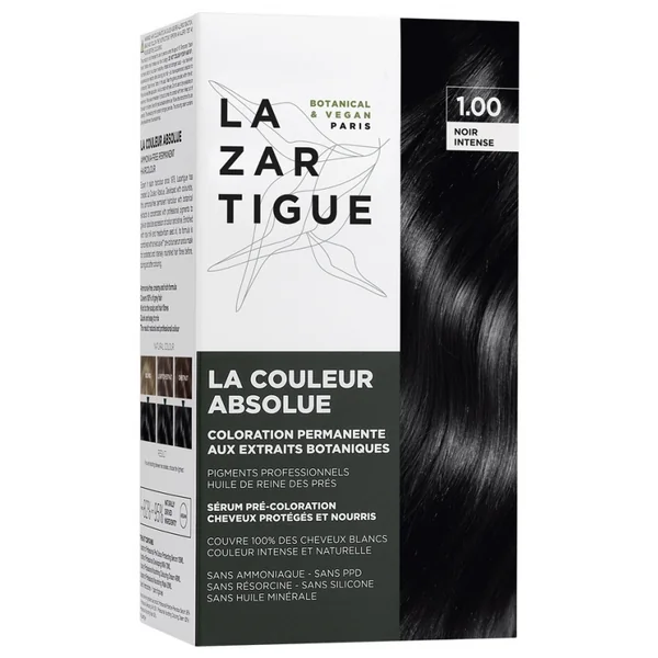 Lazartigue La Couleur Absolue Coloration 1.00 Noir Intense 60ml