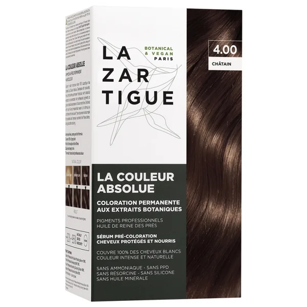 Lazartigue La Couleur Absolue Coloration 4.00 Châtain 60ml