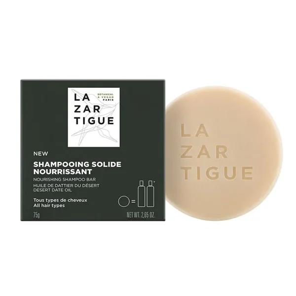 Lazartigue shampoing solide nourrissant 75g