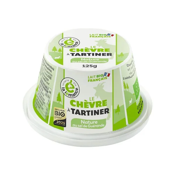 Le chèvre à tartiner pasteurisé 125g