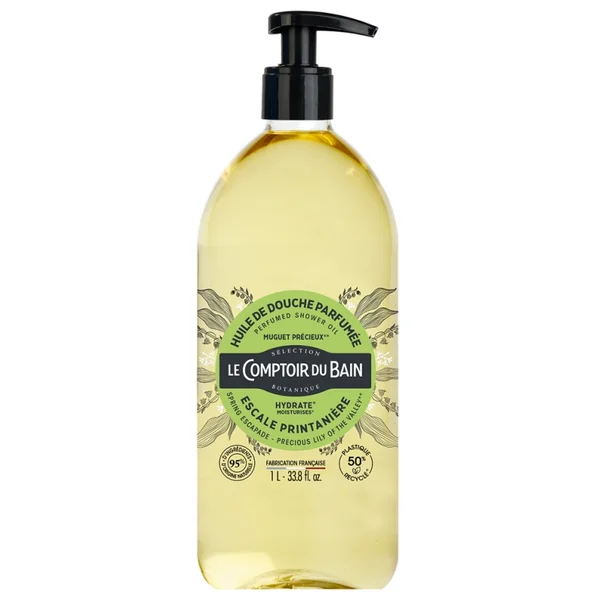 Le Comptoir du Bain huile de douche parfumée Escale Printanière 1 litre