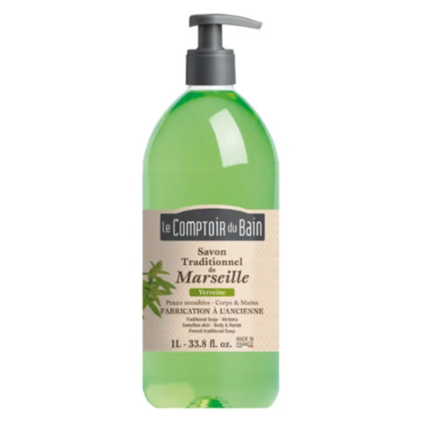 Le Comptoir du Bain Savon de Marseille Verveine 1 litre