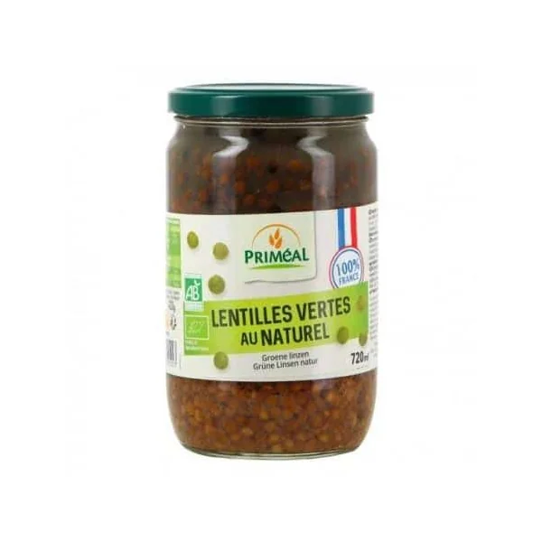 Lentilles vertes bio Priméal 720ml