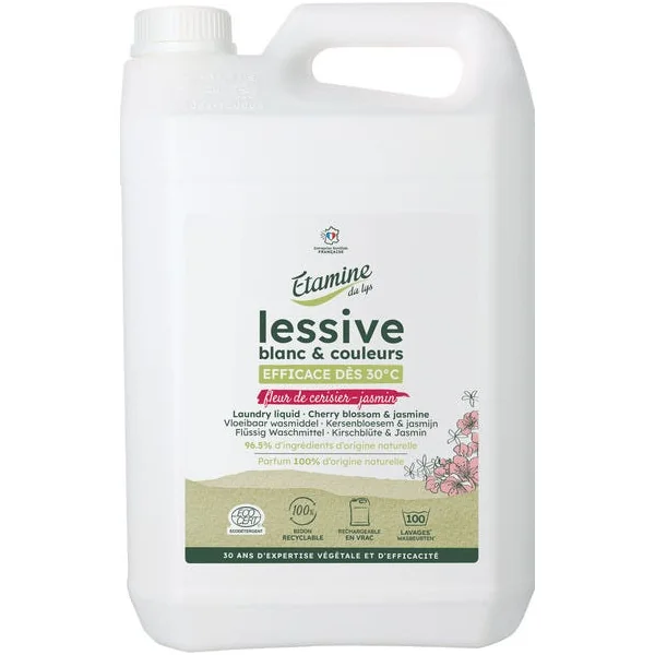 Lessive cerisier jasmin 5L