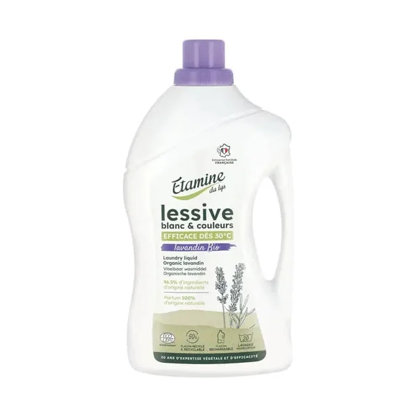 Lessive liquide lavande 1L Etamine du Lys