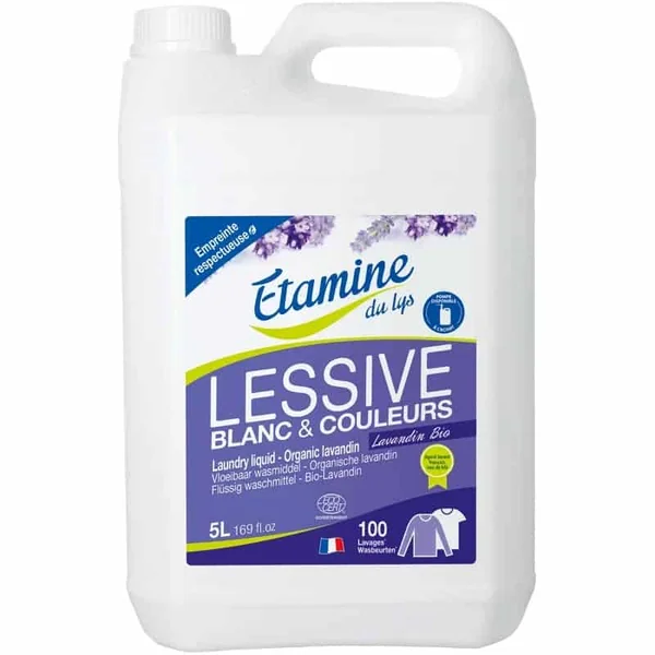 Lessive liquide lavande 5L Etamine du Lys