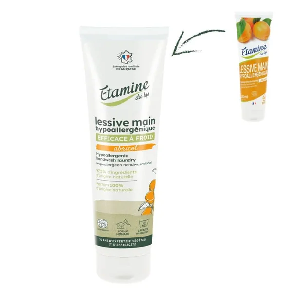 Lessive main abricot Etamine du Lys