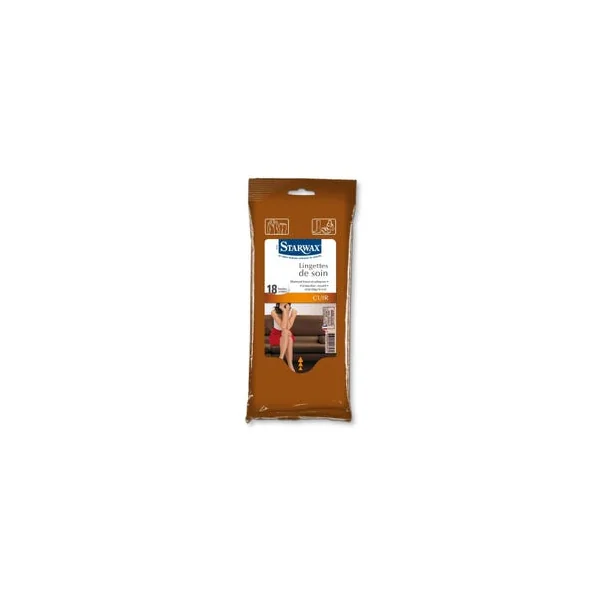 Lingettes de soin spéciales cuir (x15) STARWAX