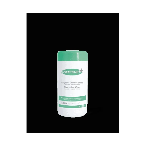 Lingettes désinfectantes Aseptonet sans alcool