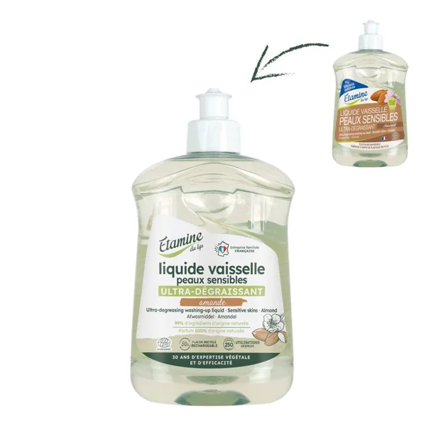 Liquide vaisselle amande Etamine 500ml