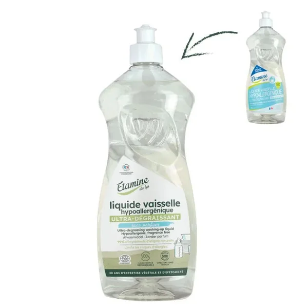 Liquide vaisselle sans parfum 1L Etamine du Lys