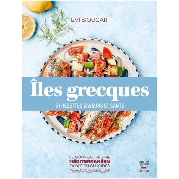 Livre Îles grecques 60 recette ligne