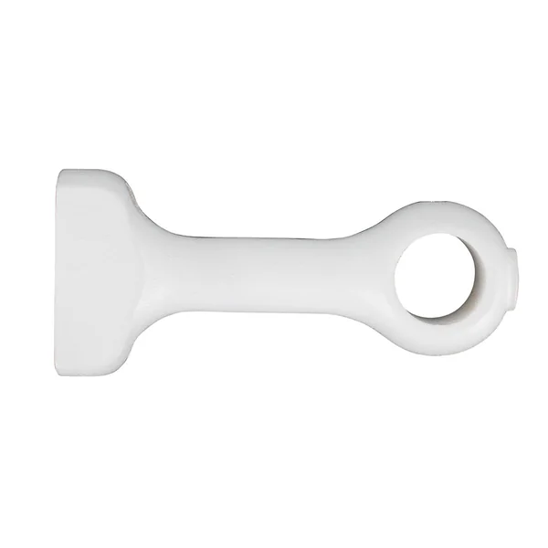Lot de 2 supports tringle rideau courts blancs D 20mm