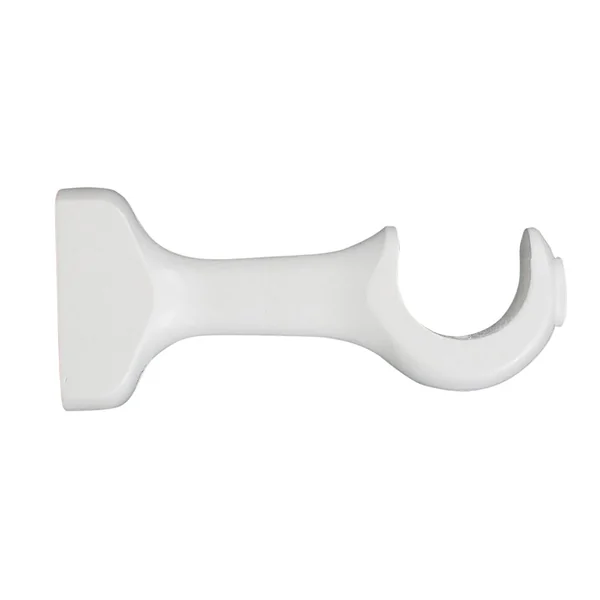 Lot de 2 supports tringle rideau ouverts blancs D 28mm