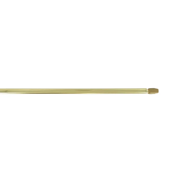 Lot de 2 tringles extensibles ovales dorées 40-60cm