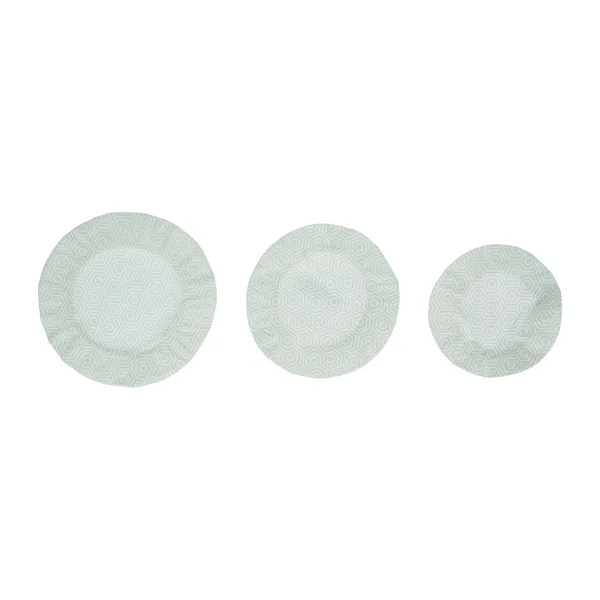 Lot de 3 charlottes couvre-plat coton