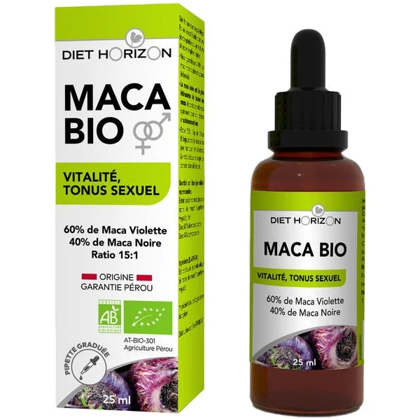 Maca liquide vitalité, tonus sexuel 25ml