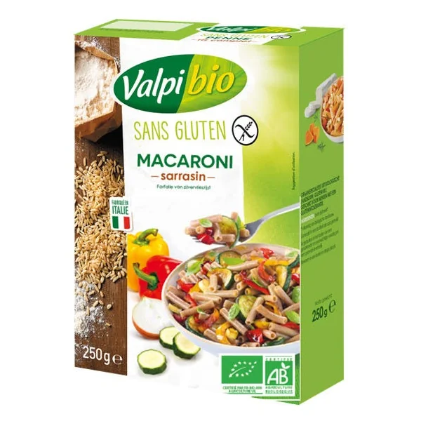 Macaroni sarrasin sans gluten 250g